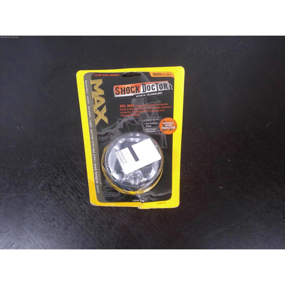 SHOCK DOCTOR Gel Max Mouth Guard Sports Protection YOUTH Mouthpiece